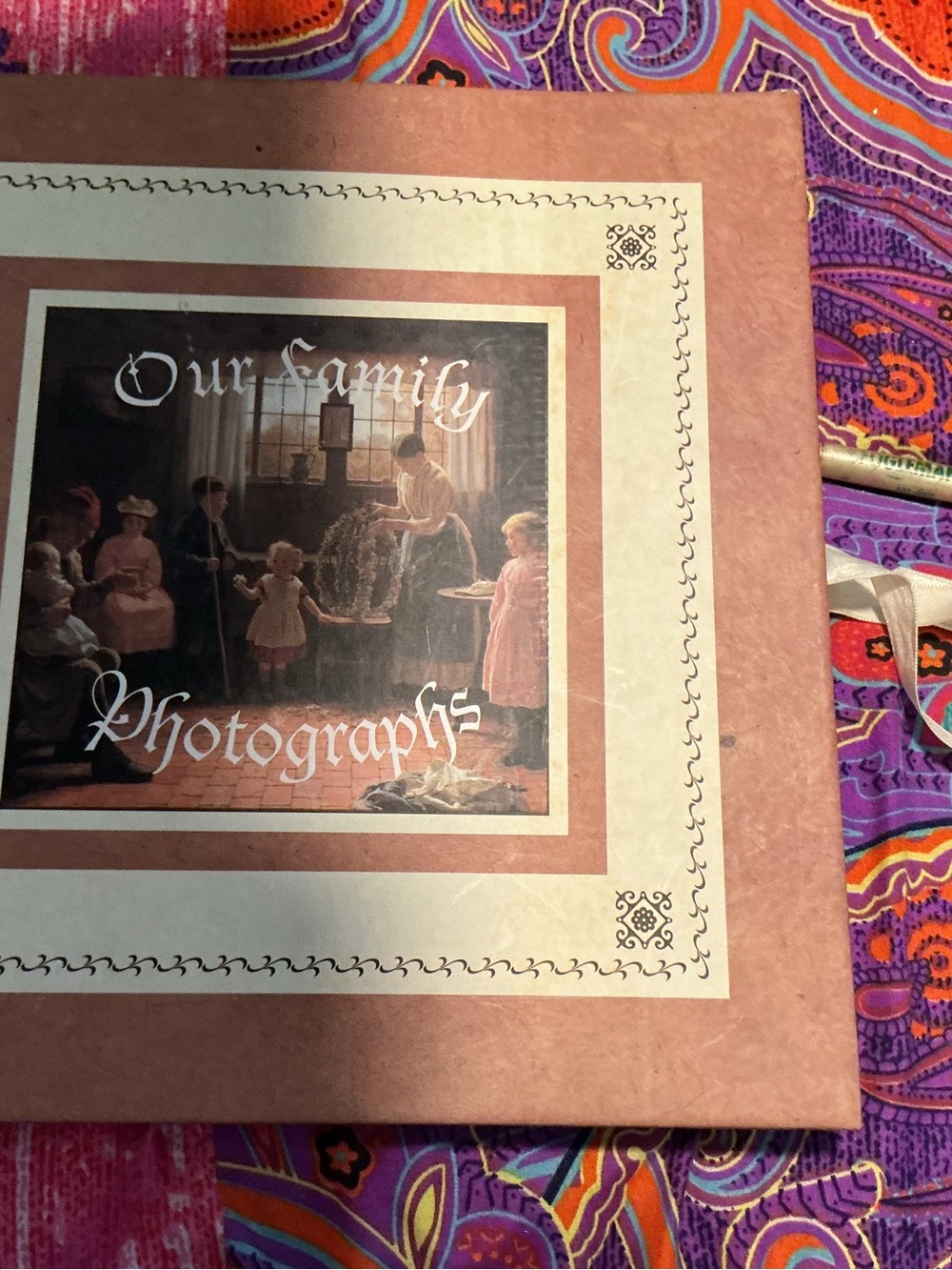 Classic Pink Family Photo Album - Our Family Photographs